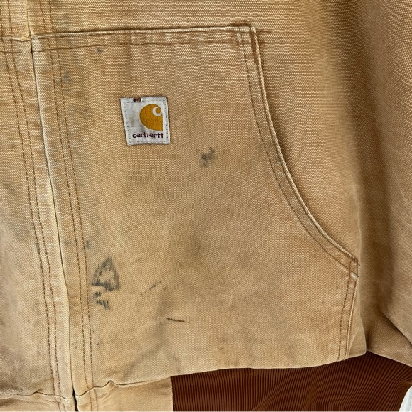 Carhartt Men’s J131 Thermal Lined Full Zip Duck Active Jacket Size XL - Picture 6 of 14